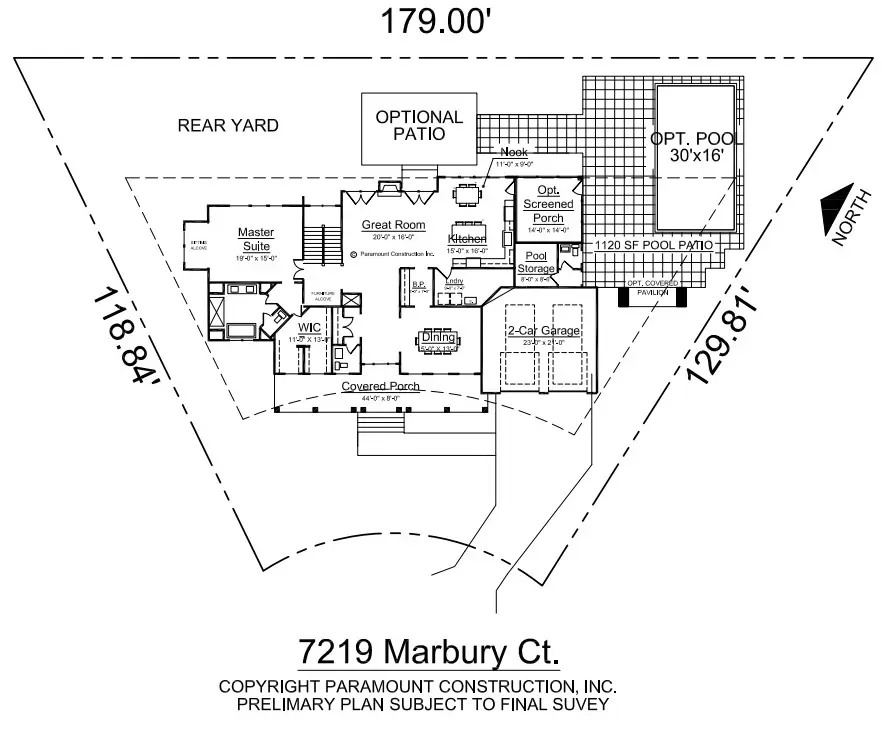 7219 Marbury Ct architectural model